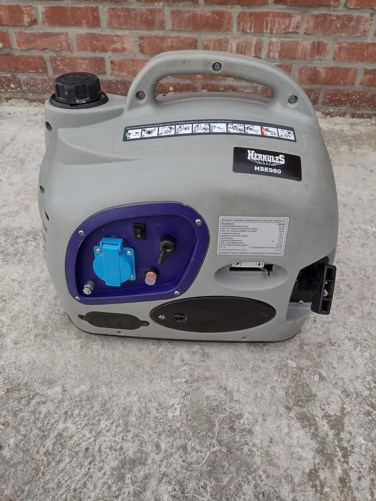 Stroomgenerator benzine merk "Herkules", Enlèvement, Utilisé, Moins de 5 kVA, Essence