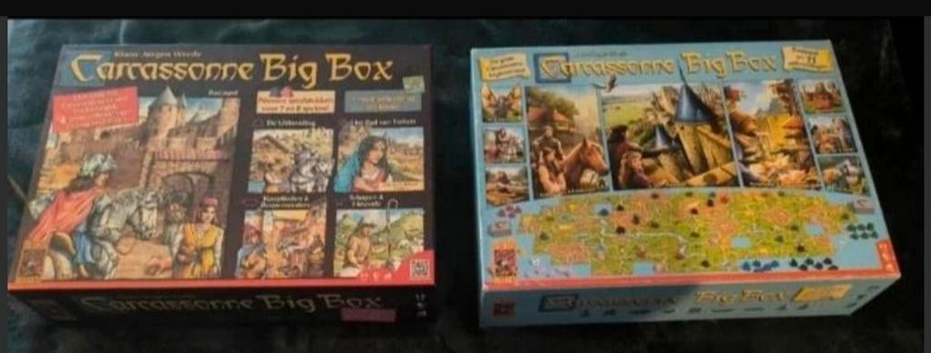 Carcassonne big boxen., Hobby en Vrije tijd, Gezelschapsspellen | Bordspellen, Ophalen of Verzenden