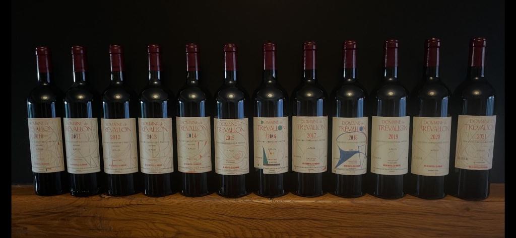 Verticale Trevallon 2010-2021, Collections, Vins, Enlèvement, Neuf, Autres types