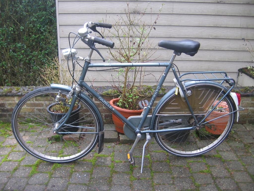 28 inch rijklare Gazelle herenfiets met 3 versnellingen, Vitesses, 57 à 61 cm, Enlèvement, Utilisé