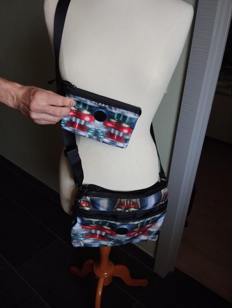 Schoudertas en bijpassende portemonnee kipling Peter pilotto, Ophalen of Verzenden, Kipling