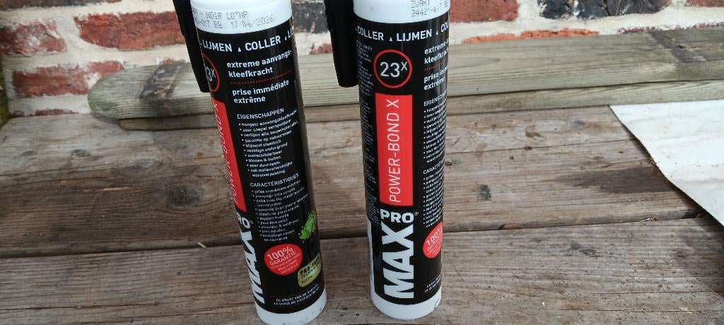 power bond x max pro 23 x lijm silicone, Ophalen, Nieuw, Overige materialen