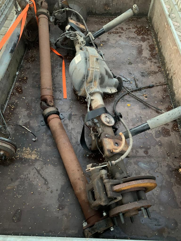 achteras + differentieel ford transit 2013 -2020 GK314001CAB, Auto-onderdelen, Gebruikt, -, -, Ophalen of Verzenden