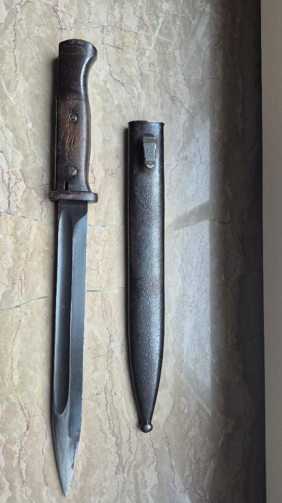 Mooie duitse K98 bayonet Jos.Corts sn 1938 nummergelijk, Collections, Enlèvement ou Envoi