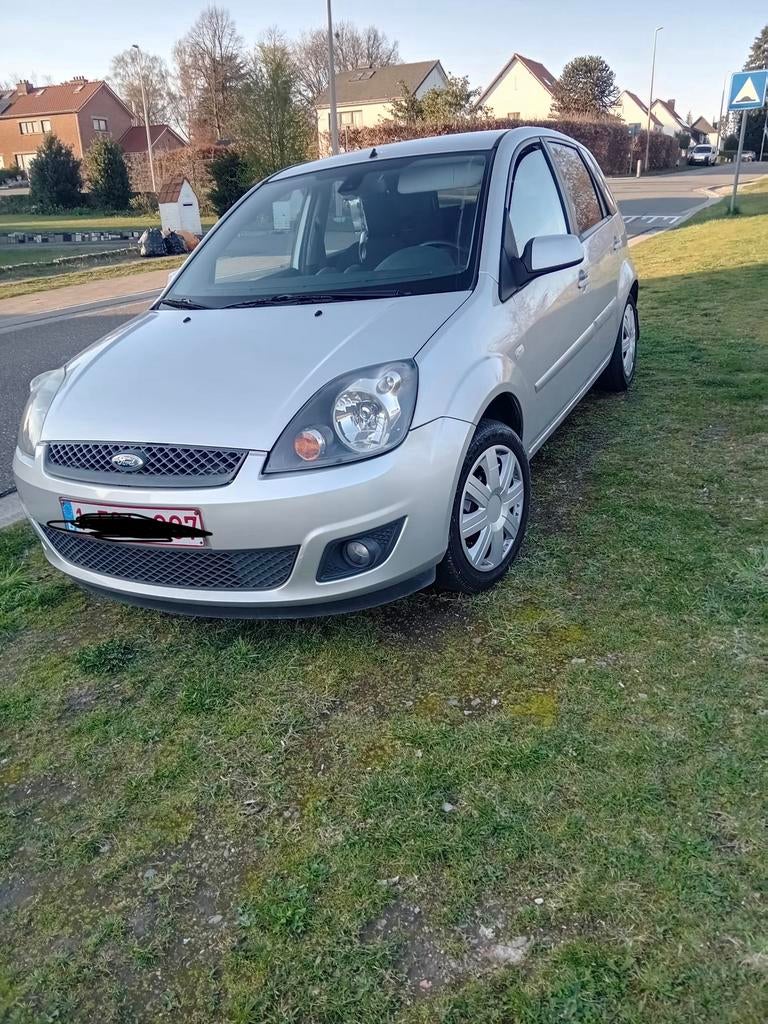 Ford fiesta 1.4Tdci 2008, Auto's, 4 deurs, Zwart, 1400 cc, Particulier