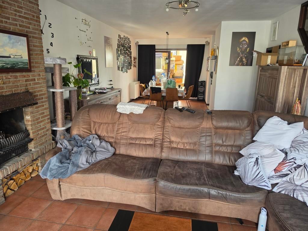 Grote zetel, Huis en Inrichting, Stoffering | Vloerbedekking, Ophalen