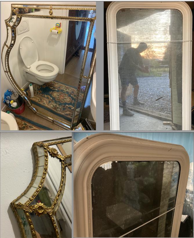 SPIEGELS, Huis en Inrichting, Woonaccessoires | Spiegels, Ophalen, Rond