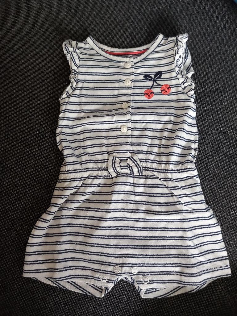 Gestreept pakje C&A maat 62, Kinderen en Baby's, Babykleding | Maat 62, Ophalen, Gebruikt, C&A, Pakje