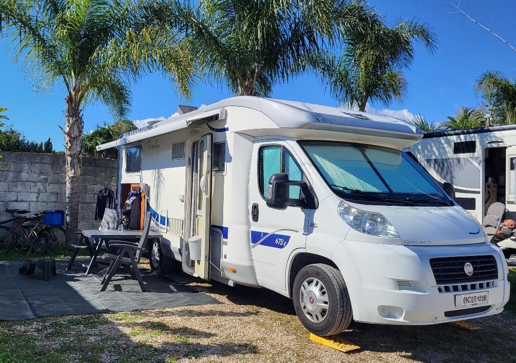 Camper / Mobilhome Mc Louis Tandy 673g, Jusqu'à 4, Toilette à cassette, Fiat, Boîte manuelle