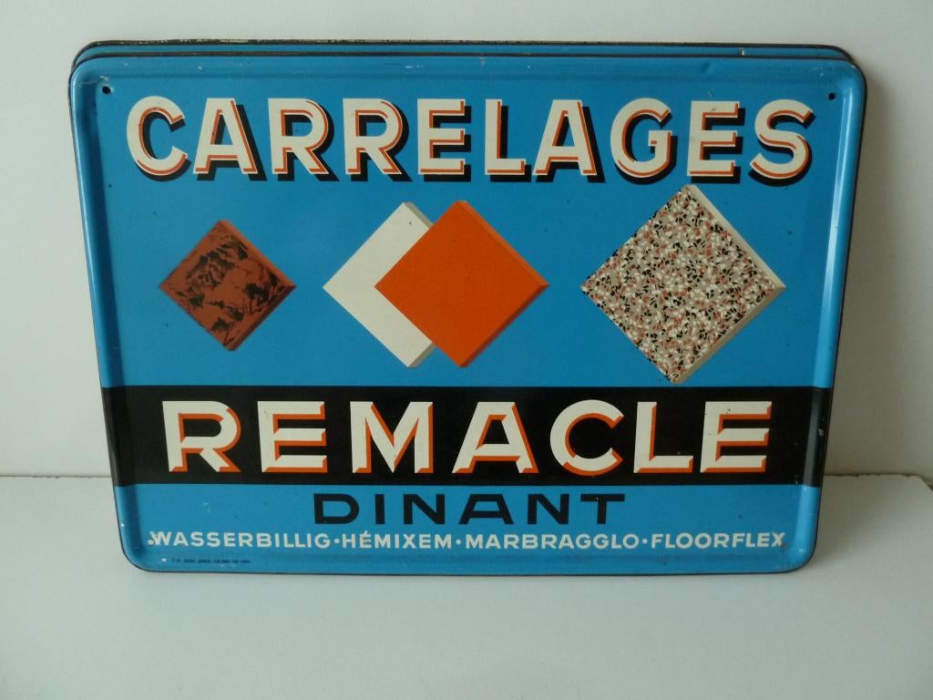 tôle  publicitaire no plaque émaillée mancave retro vintage, Collections, Enlèvement ou Envoi, Panneau publicitaire