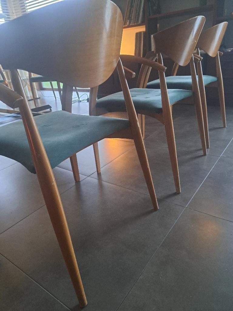 Chaises scandinaves, Maison & Meubles, Chaises, Enlèvement, Utilisé, Bois, Cinq, Six Chaises ou plus