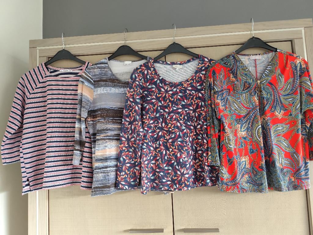 Damesblouses, maat S, Overige kleuren, Ophalen of Verzenden, Zo goed als nieuw, Damart-Cassis-Gitti