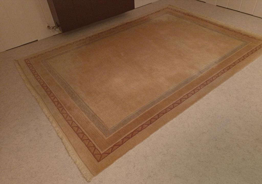 wollen " NEPAL"  tapijten, Huis en Inrichting, Stoffering | Tapijten en Vloerkleden, Ophalen, Crème, 200 cm of meer, Zo goed als nieuw