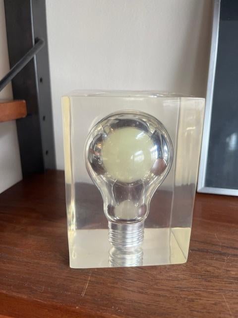 Inclusion ampoule design Pierre Giraudon, Antiquités & Art, Enlèvement