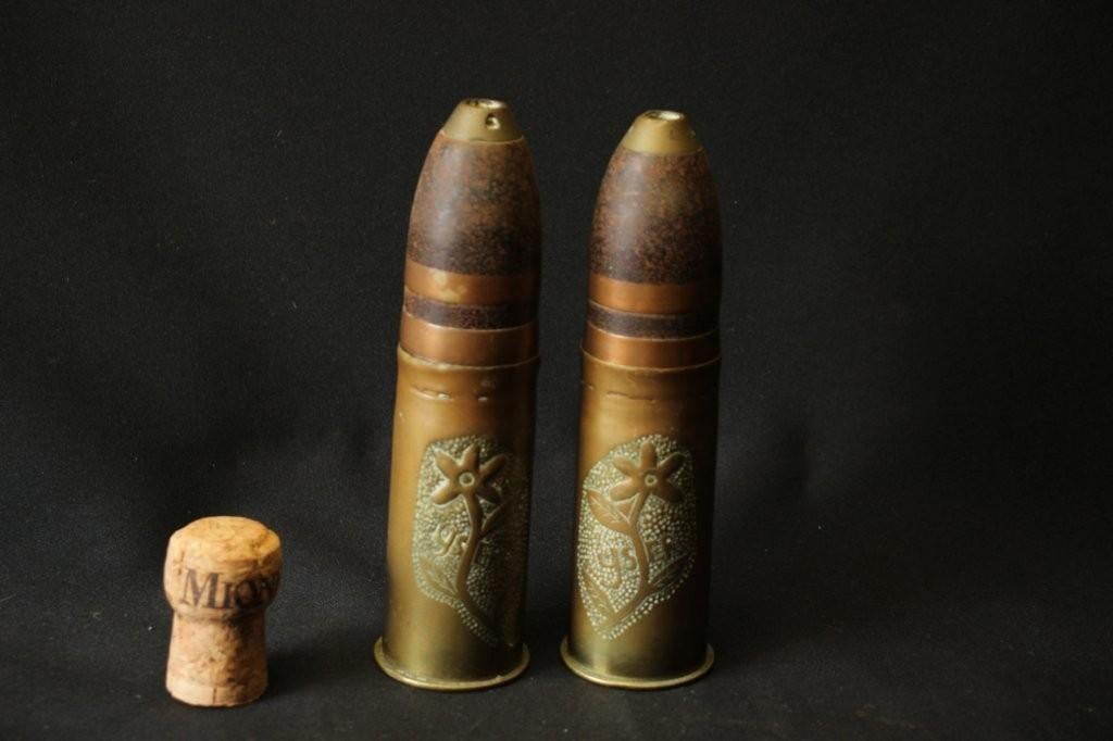 WO1 Duitse 37 mm patroon Pompom LEEG, Ophalen of Verzenden