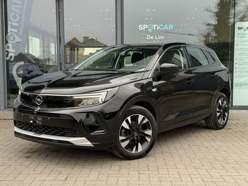 Opel Grandland Edition 1.2T Automaat *Navi*CarPlay*Camera*, Automaat, Zwart, Start-stop-systeem, Zwart