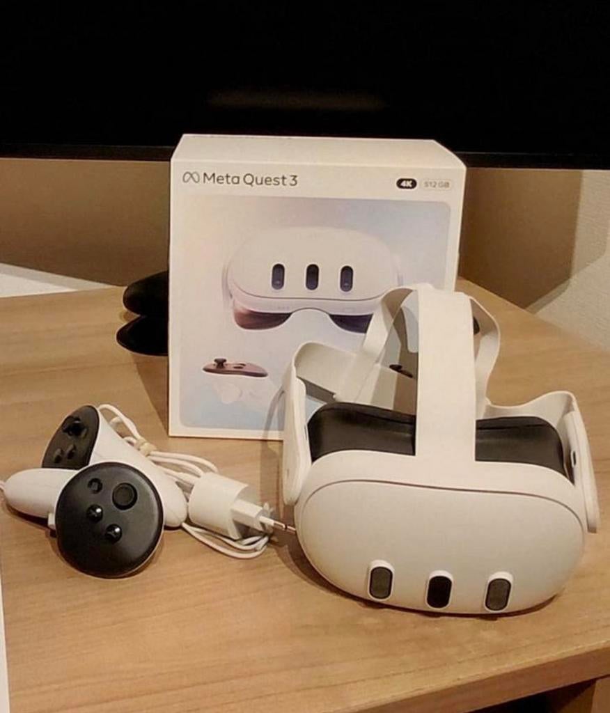 Meta Quest 3 512GB Met garantie!!!, Games en Spelcomputers, Virtual Reality, Ophalen, Zo goed als nieuw