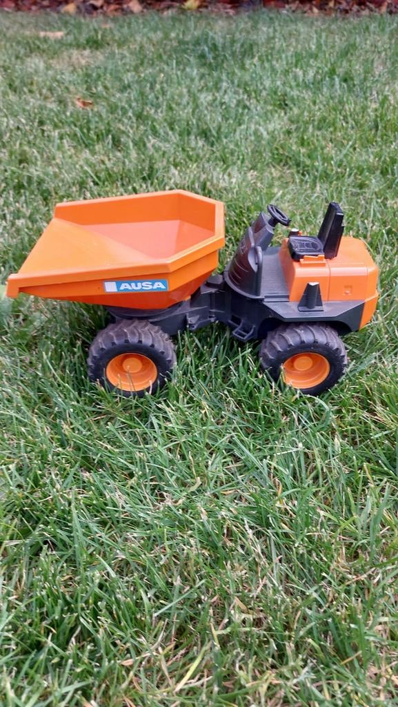 Bruder Ausa mini bumper kiepwagen, Ophalen