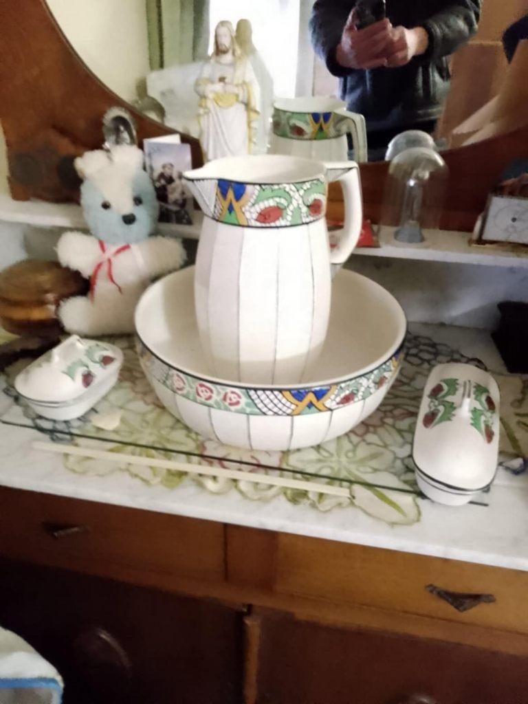 ensemble lavabo art déco, Enlèvement