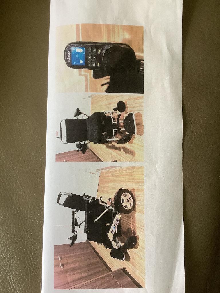 Elektrische rolstoel, Diversen, Ophalen, Inklapbaar, Zo goed als nieuw, Elektrische rolstoel