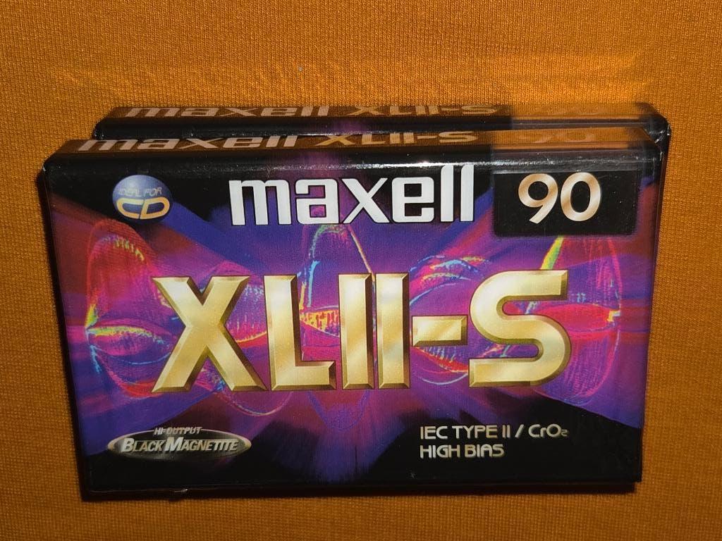 Cassettes / lot 2x maxell xlii-s 90, Enlèvement ou Envoi, Autres genres, Neuf, dans son emballage, Vierge