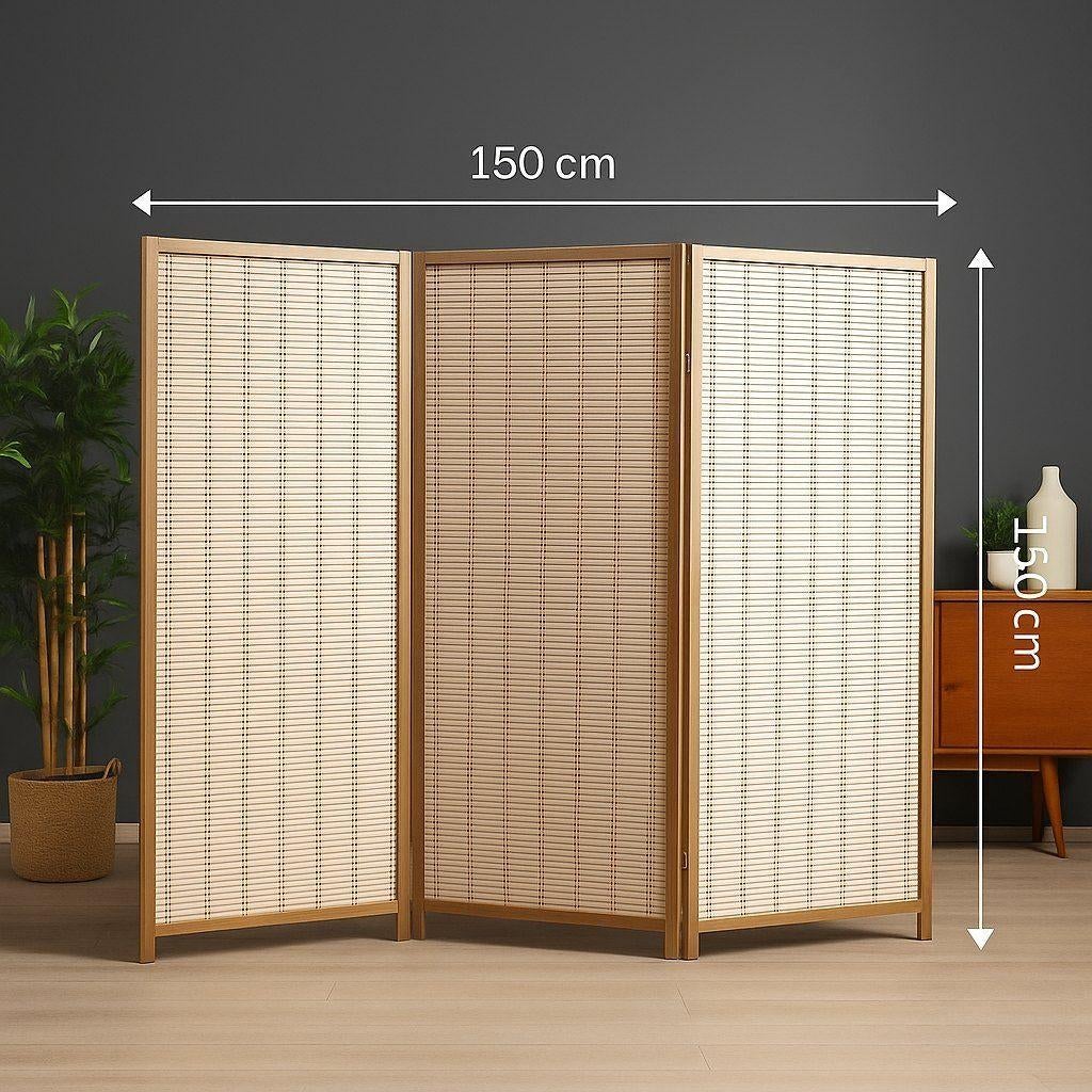 Kamerscherm Paravent Laag model 150 cm, Verzenden