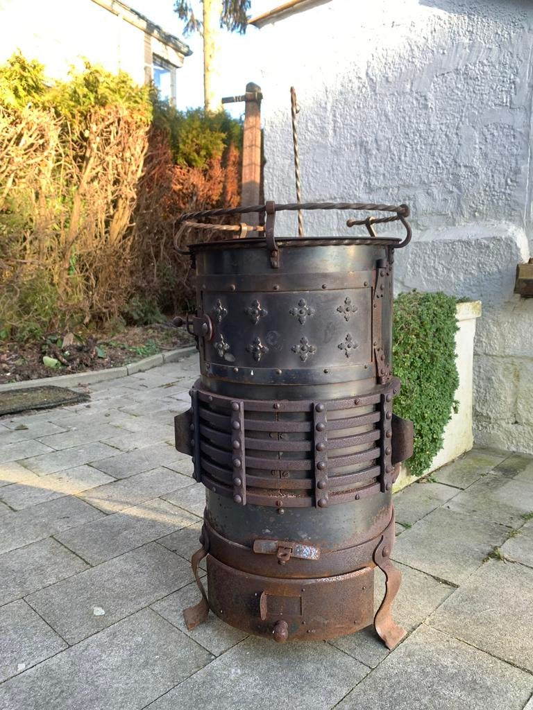 Poêle a bois et charbon, Maison & Meubles, Poêles, Enlèvement, Comme neuf, Bois, Poêle à bois