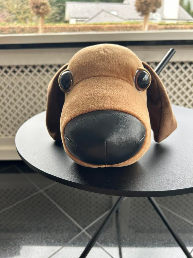 The Dog knuffel 2002 dachshund teckel plush – vintage Y2K, Ophalen of Verzenden, Zo goed als nieuw, Hond