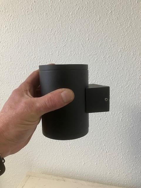 241. KS verlichting Muurlamp Optica L 7160, Ophalen of Verzenden, Gebruikt, Glas