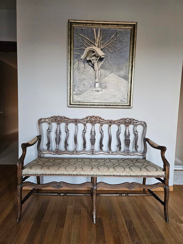 Antieke zitbank, Ophalen