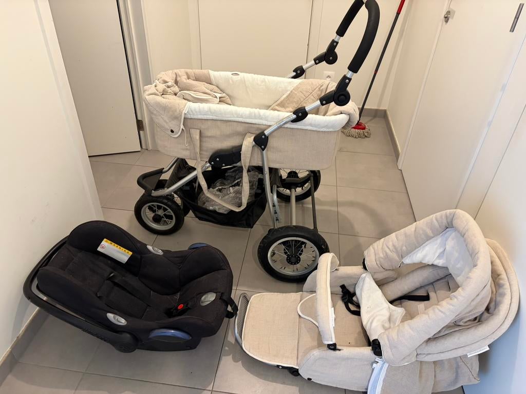 3 in 1 buggy, Kinderen en Baby's, Kinderwagens en Combinaties, Ophalen, Zo goed als nieuw