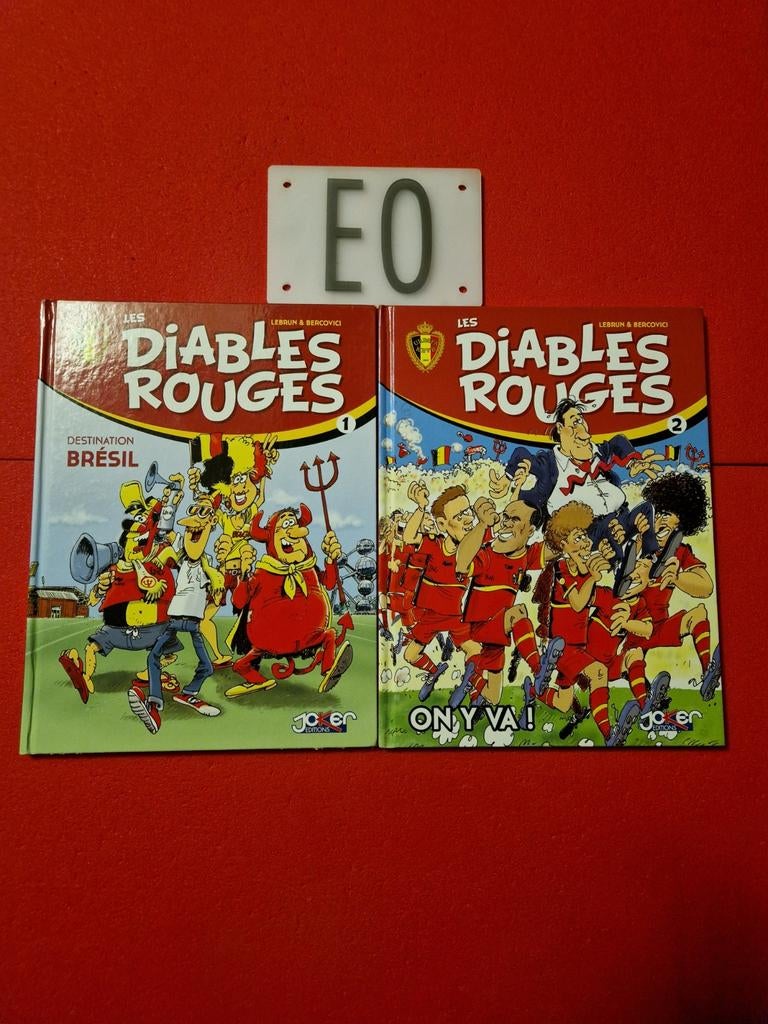 Lot de 2 bd les diables rouges 1 et 2,EO, Livres, Enlèvement ou Envoi