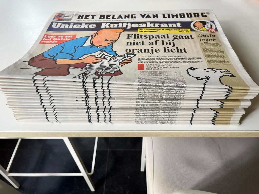 Specaile reeks van belang van limburg thema kuifje, Boeken, Ophalen of Verzenden