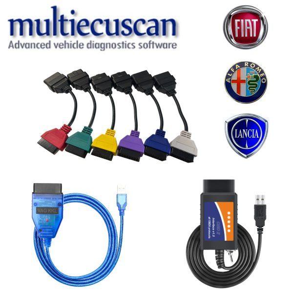 MultiECUScan VCI Pakket 2026 – Complete Diagnose Set V5.4, Enlèvement ou Envoi