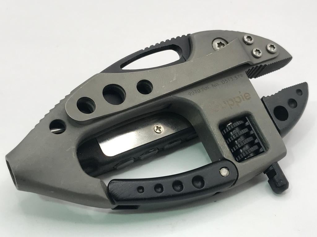 CRKT GUPPIE MINI multitool Karabijnhaak EDC Bit set zakmes, Caravans en Kamperen, Kampeergereedschap, Zo goed als nieuw, Ophalen of Verzenden
