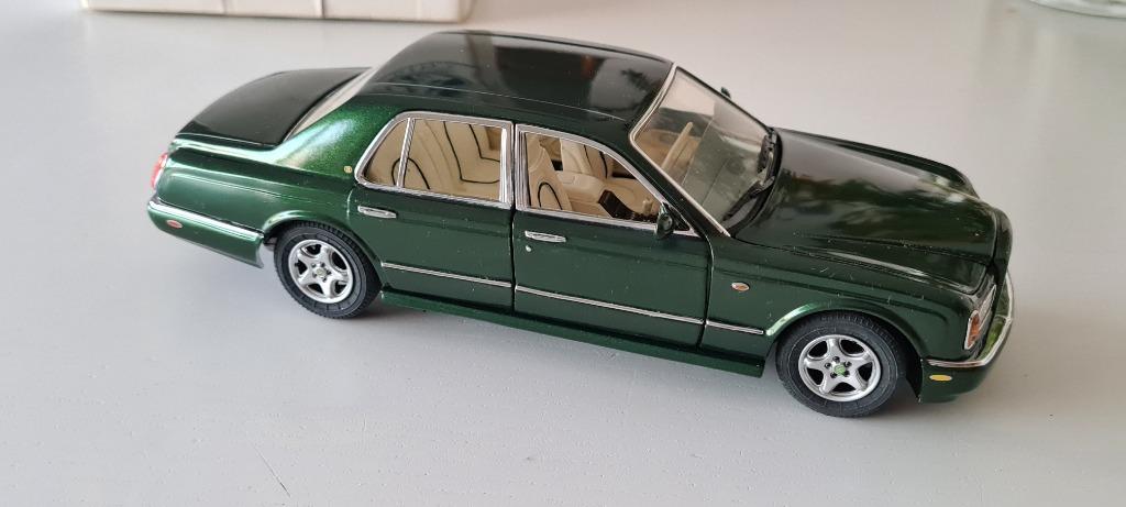 Franklin Mint 1/24 Scale Diecast - Bentley Arnage Metallic G, Ophalen of Verzenden