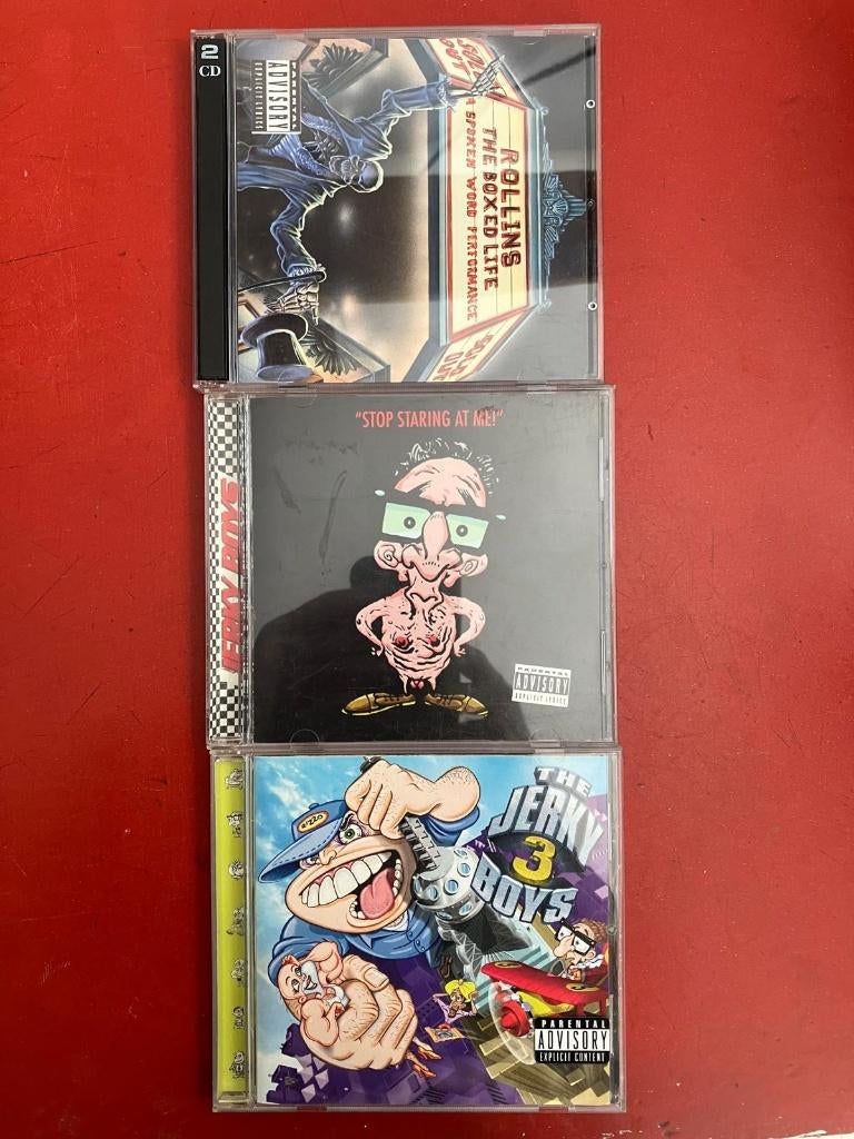 jerky boys 1 & 3 - henry rollins the boxed life - cd, Boeken, Literatuur, Ophalen of Verzenden