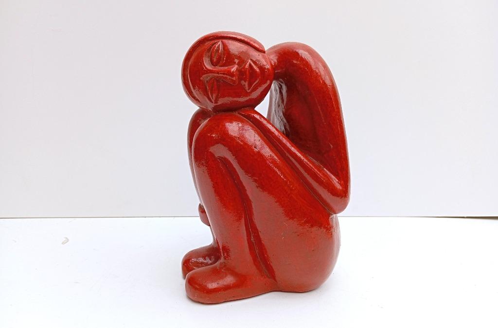 art deco beeld, Antiek en Kunst, Ophalen of Verzenden