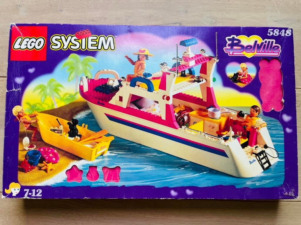 LEGO Belville 5848 : Luxeboot, Ophalen, Gebruikt, Lego