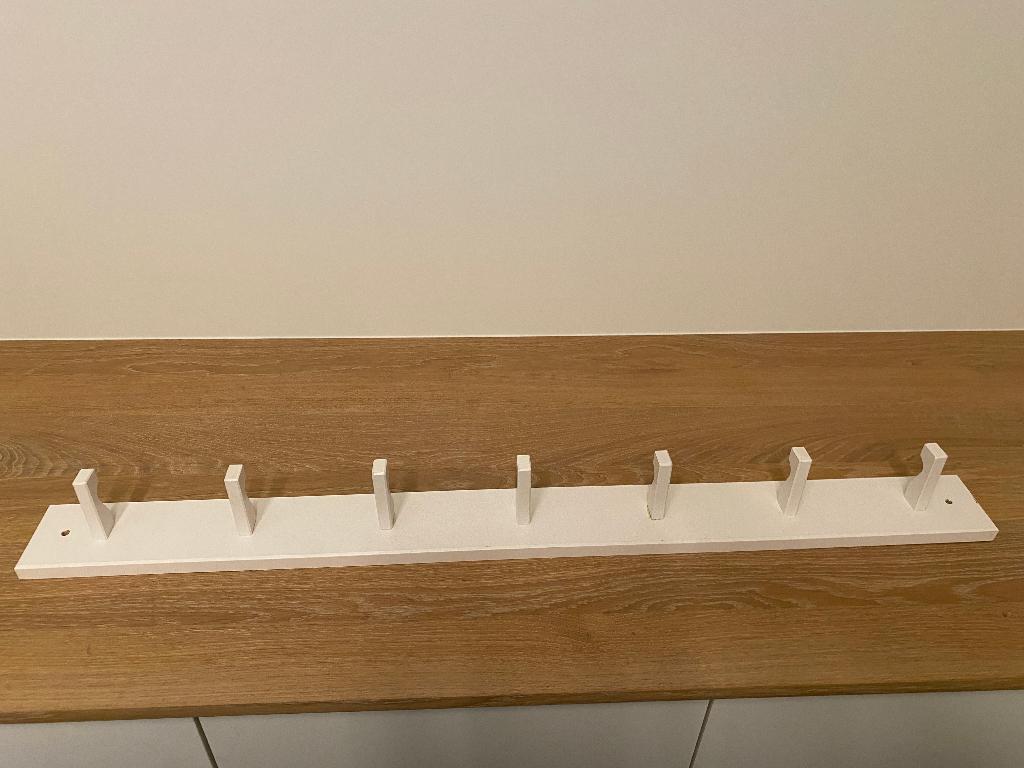 Ikea Kubbis kapstok met 7 haken, Huis en Inrichting, Woonaccessoires | Kapstokken, Gebruikt, Minder dan 100 cm, Hout, Ophalen