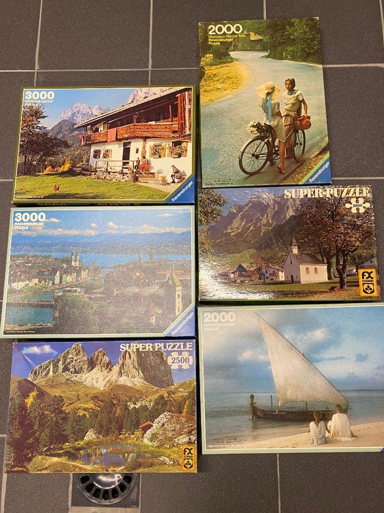 Lots de puzzles 3000 et 2000pcs Ravensburger, Enlèvement ou Envoi, Plus de 1 500 pièces, Utilisé, Puzzle