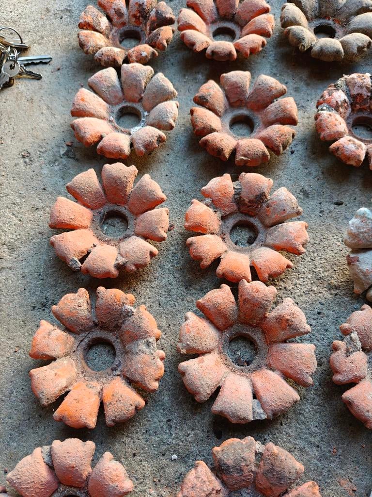 41 authentieke gietijzeren poutrel bloemen, Enlèvement