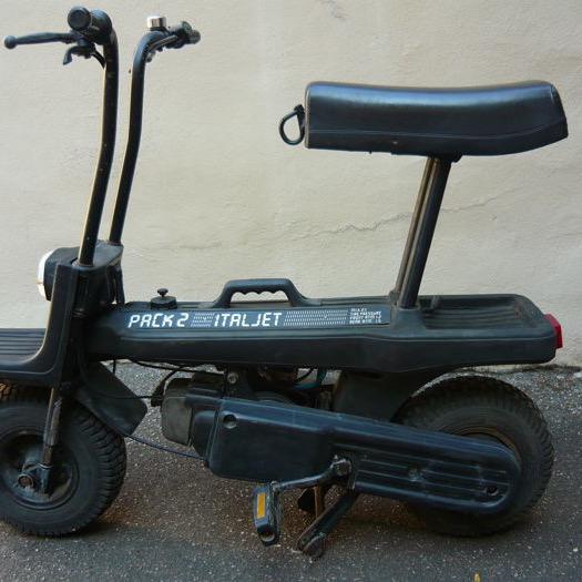 plusieurs mini motos italjet rare !, Vélos & Vélomoteurs, Enlèvement, Utilisé, Essence, Autres marques