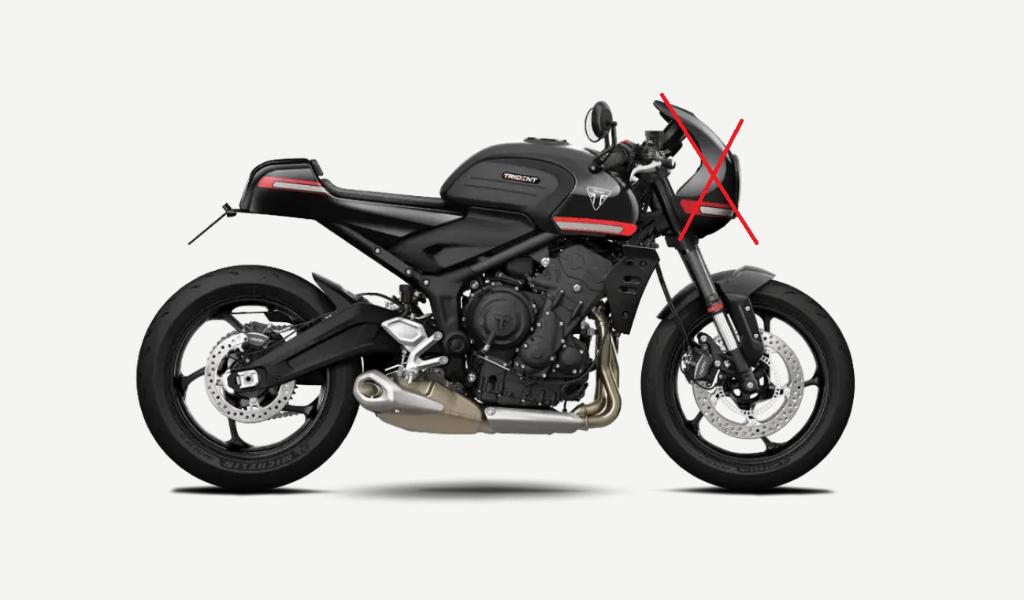 Accessoire Trident 660 FCR, Motos, Motos | Triumph, Particulier, Naked bike, plus de 35 kW, 3 cylindres, Permis Moto A, Enlèvement ou Envoi