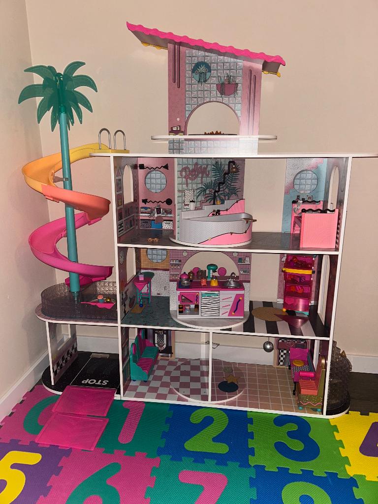 Lol huis incl vele extra’s overcompleet, Enlèvement, Comme neuf, Maison de poupées