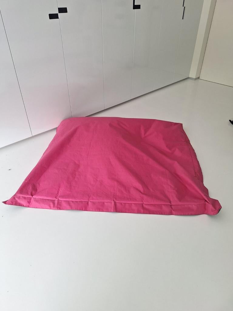 B-bob zitzak roze/grijs, Huis en Inrichting, Zitzakken, Ophalen, Zo goed als nieuw, Roze, Zitzak