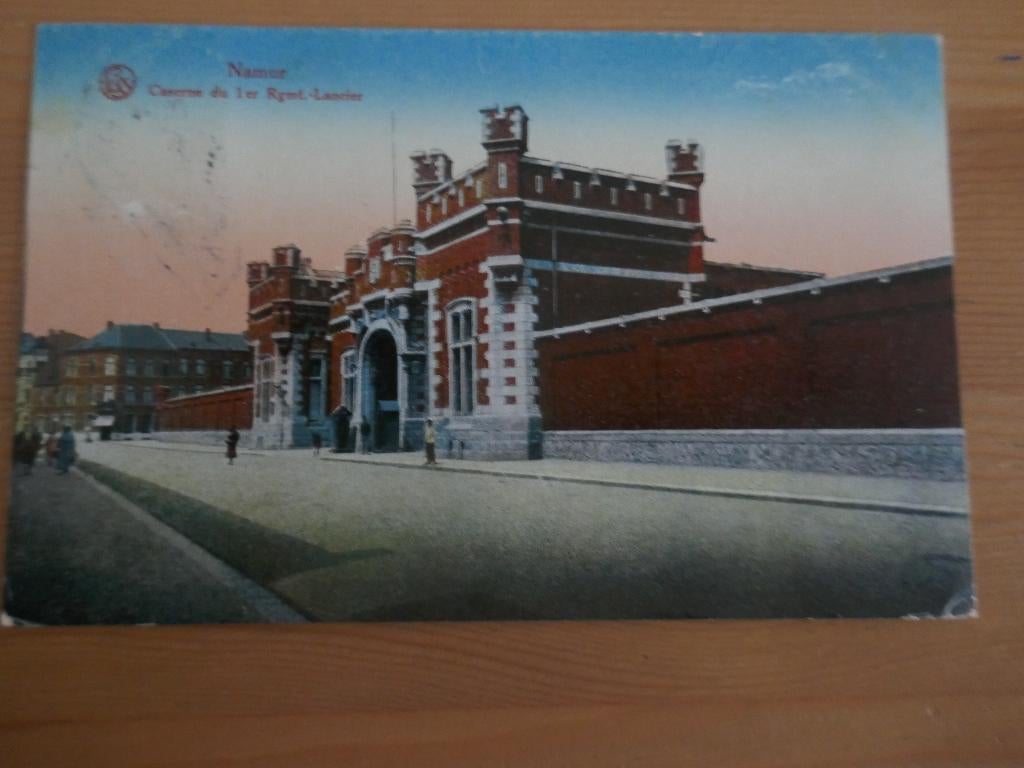 Caserne du 1er RGMT-Lancier de Namur, Collections, Enlèvement ou Envoi, Affranchie, Namur