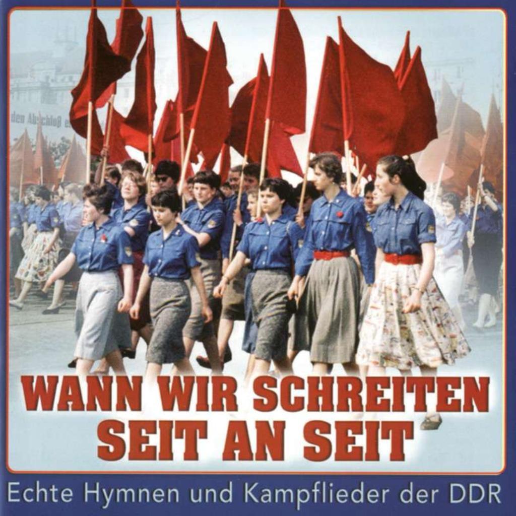 CD Wann wir schreiten Seit an Seit Kampflieder DDR, Verzenden, Landmacht, Kunstobject