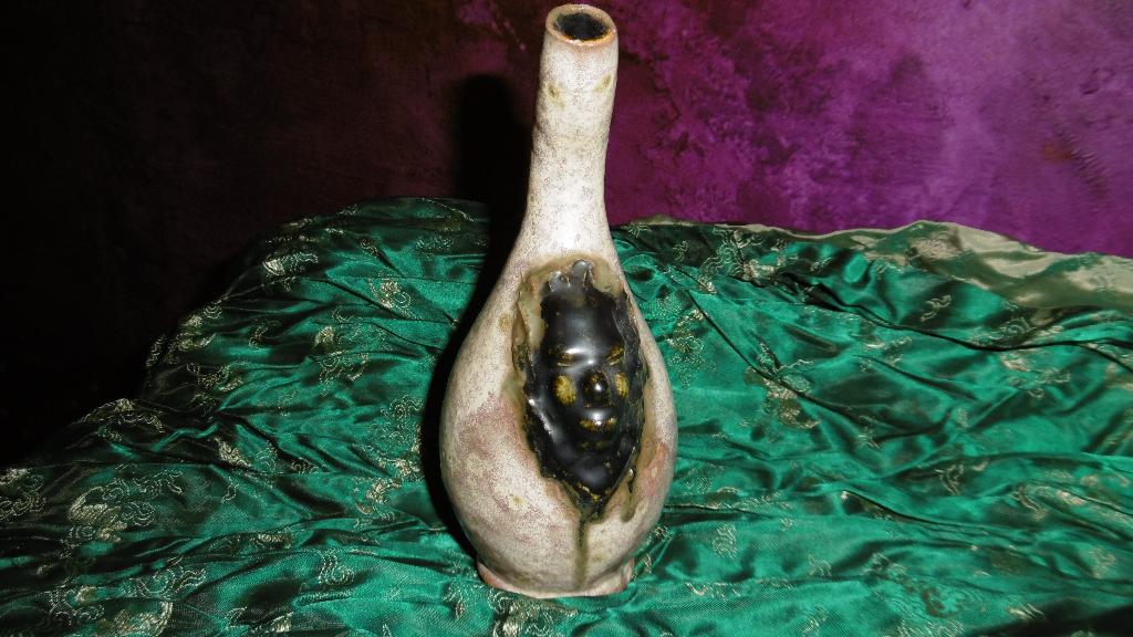 Sylvain STUBLET (1890-1985) verseuse en grès., Ophalen of Verzenden