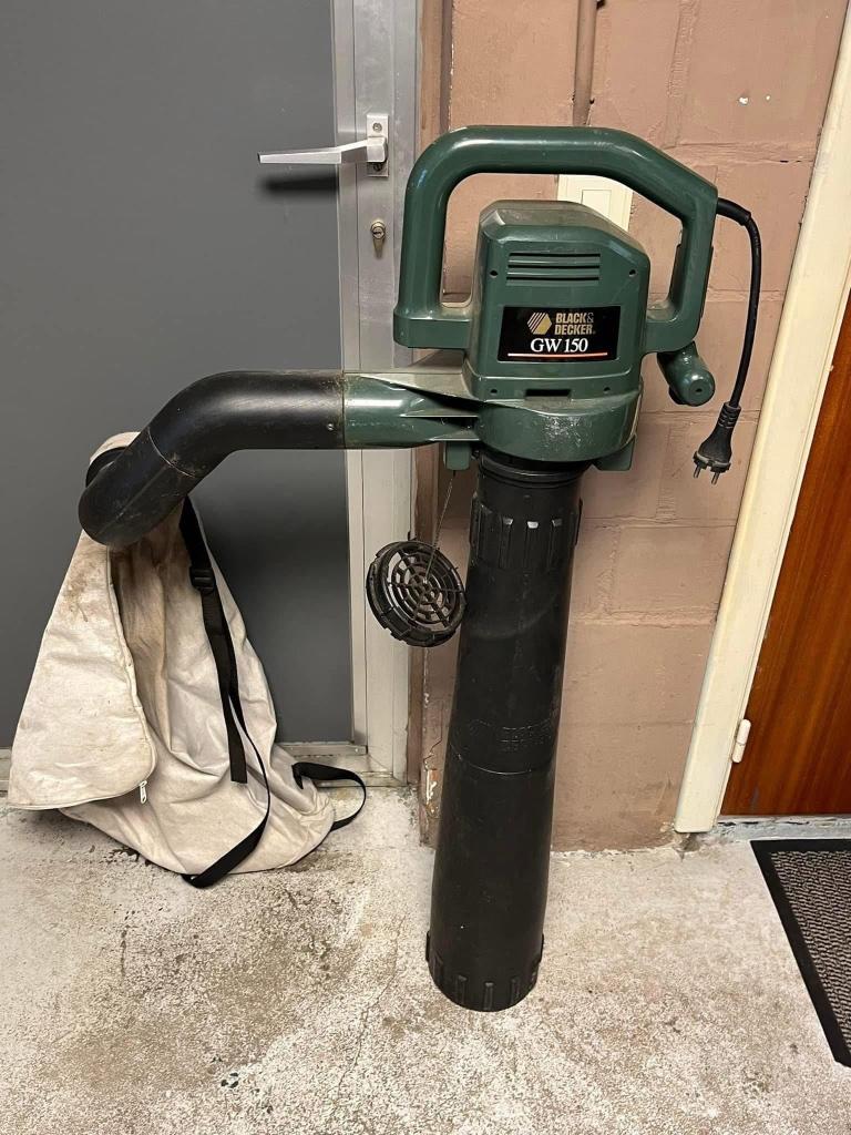 Bladblazer / Bladzuiger, Tuin en Terras, Ophalen, Gebruikt, Met opvangzak, Handgedragen